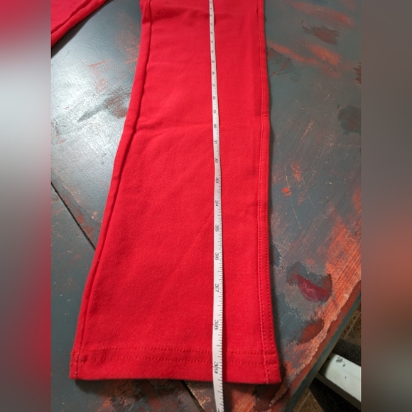 💙 YELETE 💙 Red 5 Pocket Skinny Jeans NWT - Picture 6 of 6